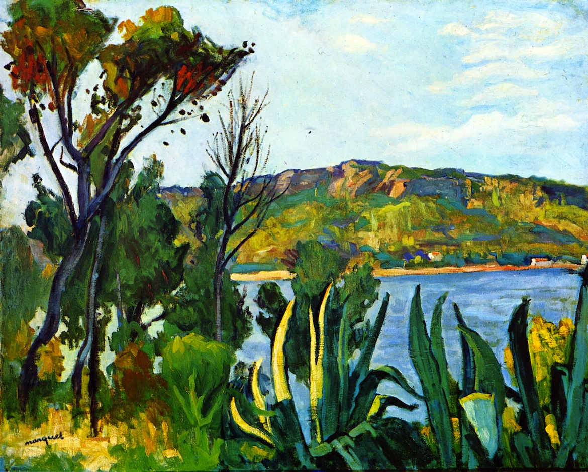 View of Agay (1905) Albert Marquet tablo - Dekolata