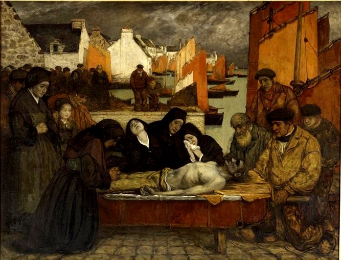Au pays de la mer. Douleur (1909) – Charles Cottet Tablo