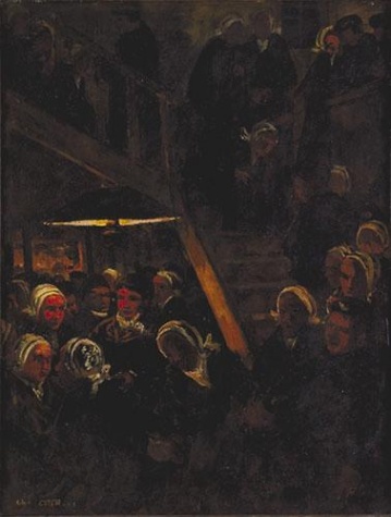 Cabaret (1893) Charles Cottet tablo - Dekolata