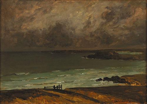 Marine Breton (1903) Charles Cottet tablo - Dekolata