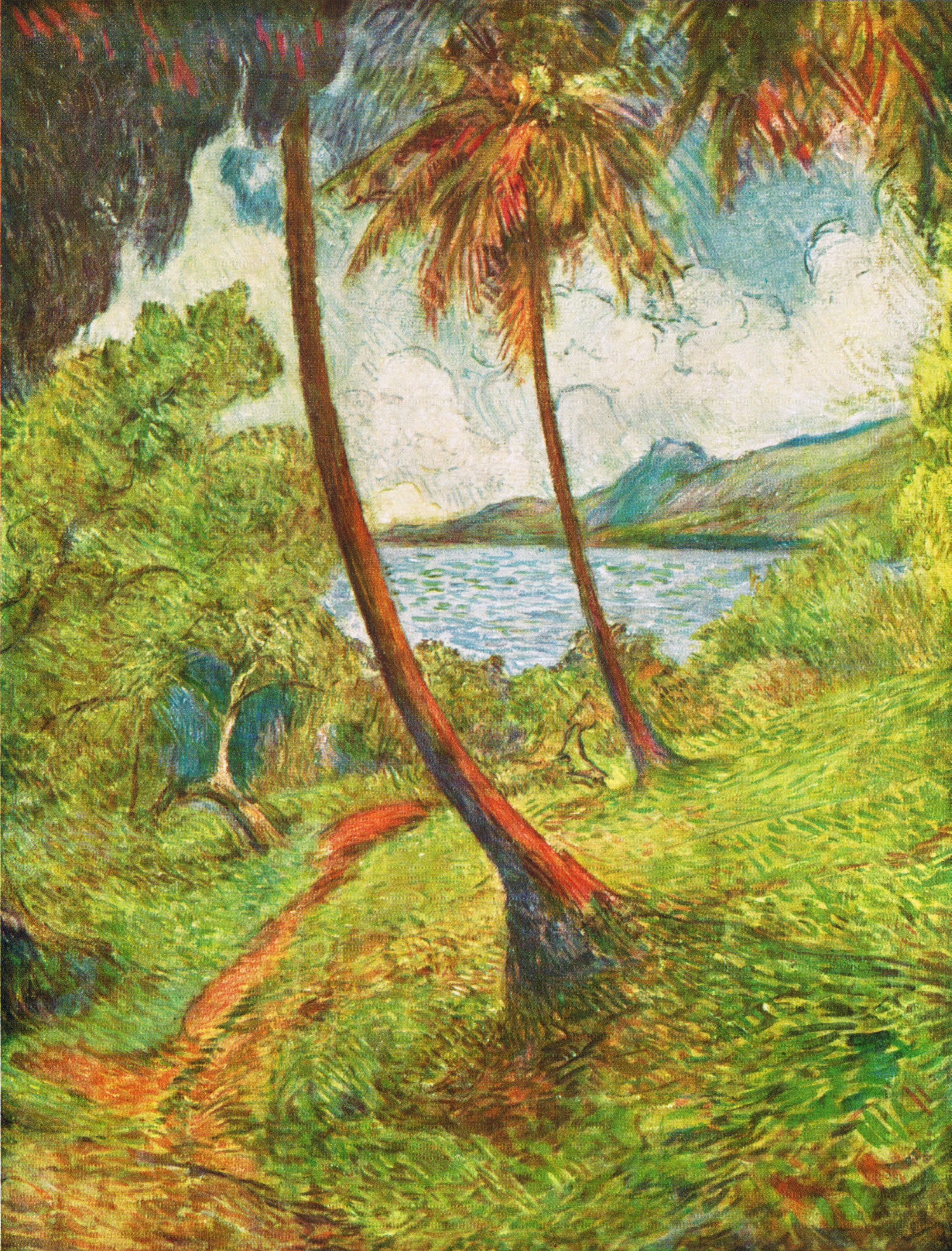 Landscape of Martinique (1887) Charles Laval tablo - Dekolata