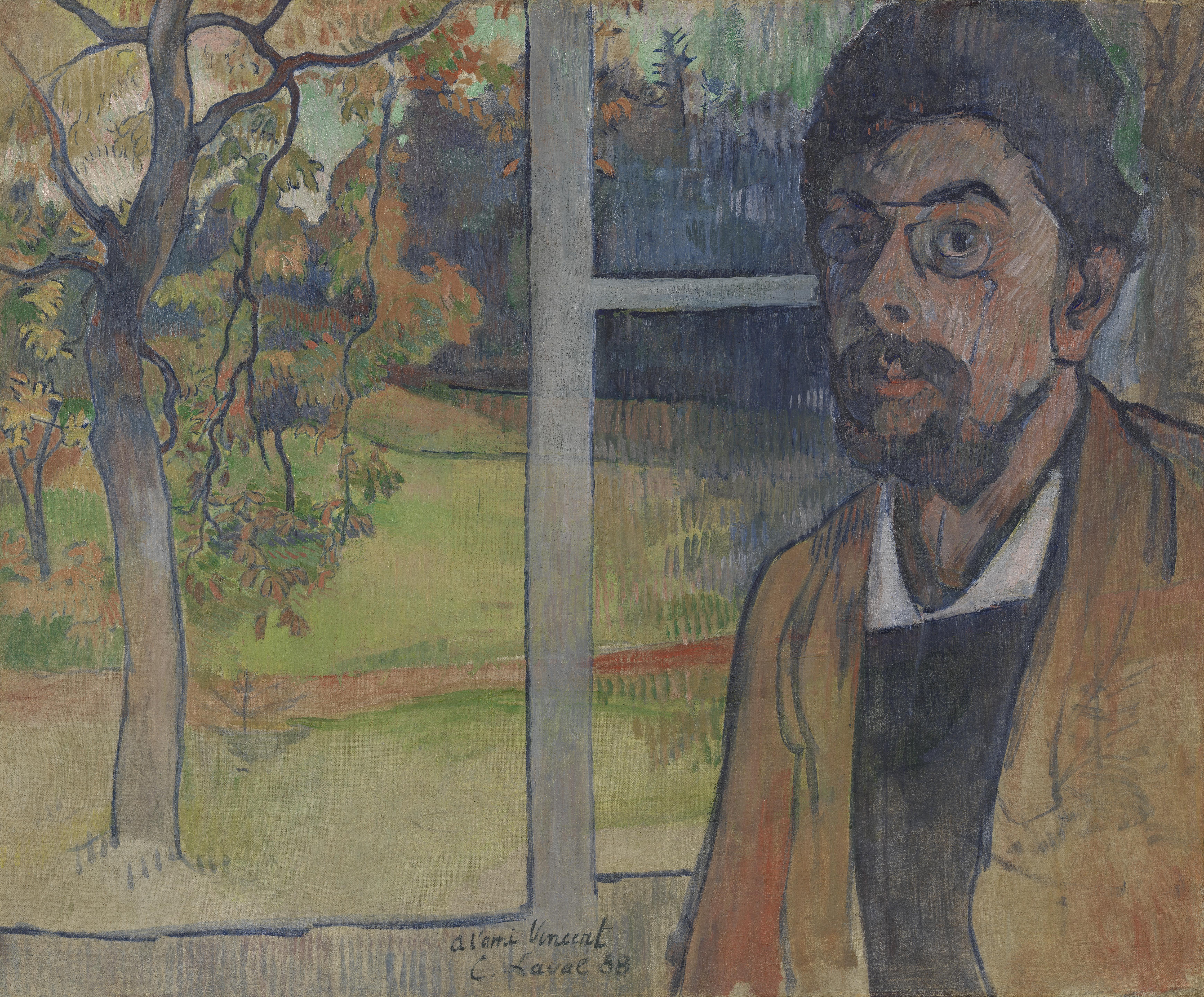 Self Portrait (1888) Charles Laval tablo - Dekolata