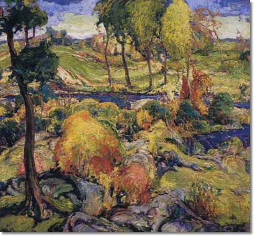 Autumn Design No. 2 Charles Reiffel tablo - Dekolata
