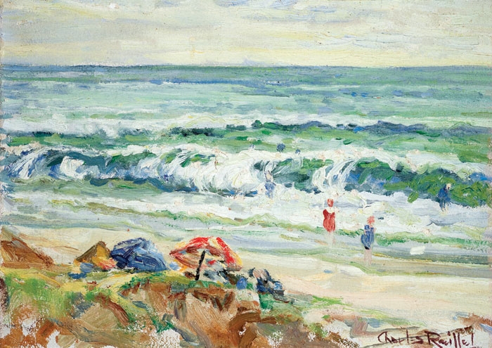 Beach at Del Mar (1931) – Charles Reiffel Tablo