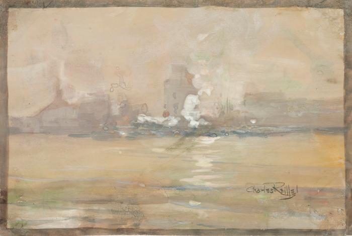 Foggy Morning, No. 2 (1895) Charles Reiffel tablo - Dekolata