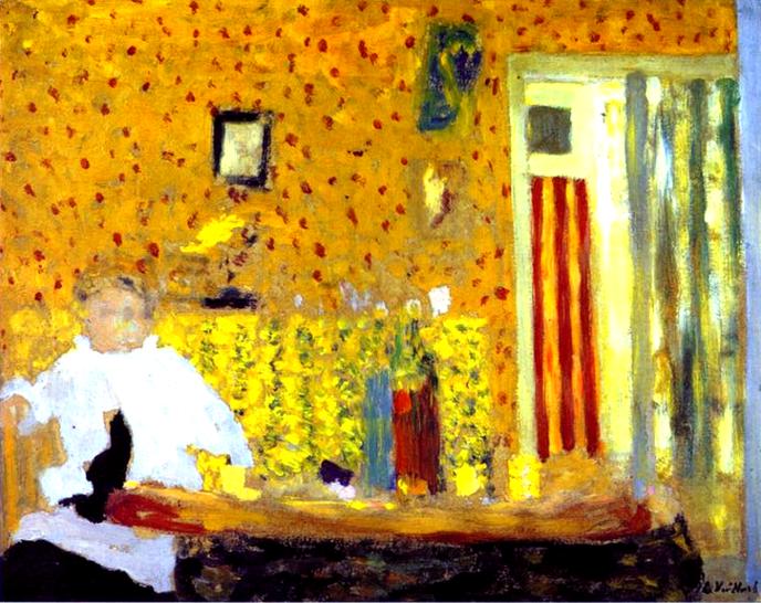 After the lunch (1900) Édouard Vuillard tablo - Dekolata