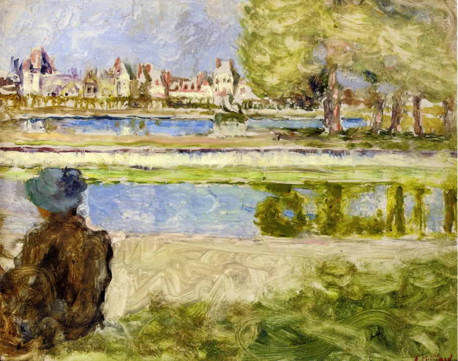 Chateau of Fontainebleau (1915) Édouard Vuillard tablo - Dekolata
