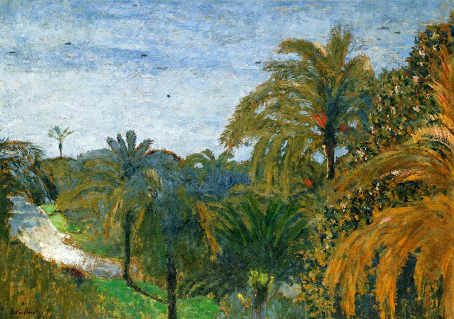 Garden in Cannes (1901) Édouard Vuillard tablo - Dekolata