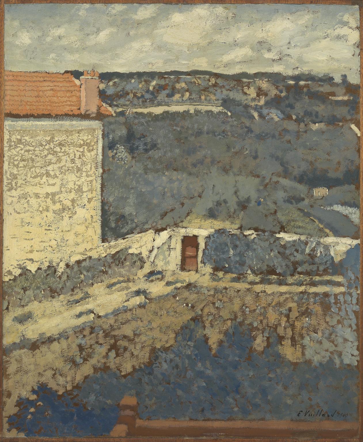 House on the Left (1900) Édouard Vuillard tablo - Dekolata
