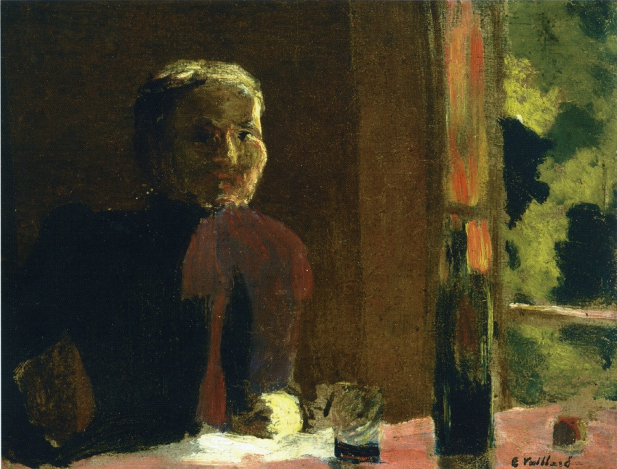 Madame Vuillard at Table (1888) Édouard Vuillard tablo - Dekolata