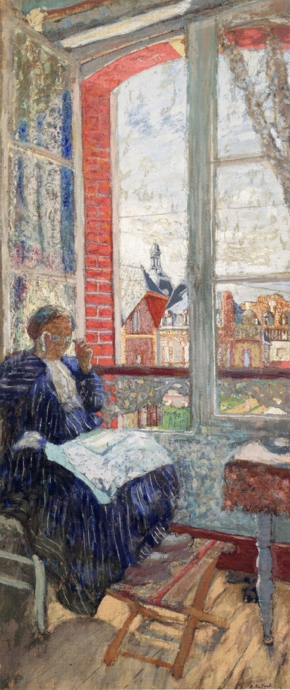 Madame Vuillard at the Hotel (1913) – Édouard Vuillard Tablo