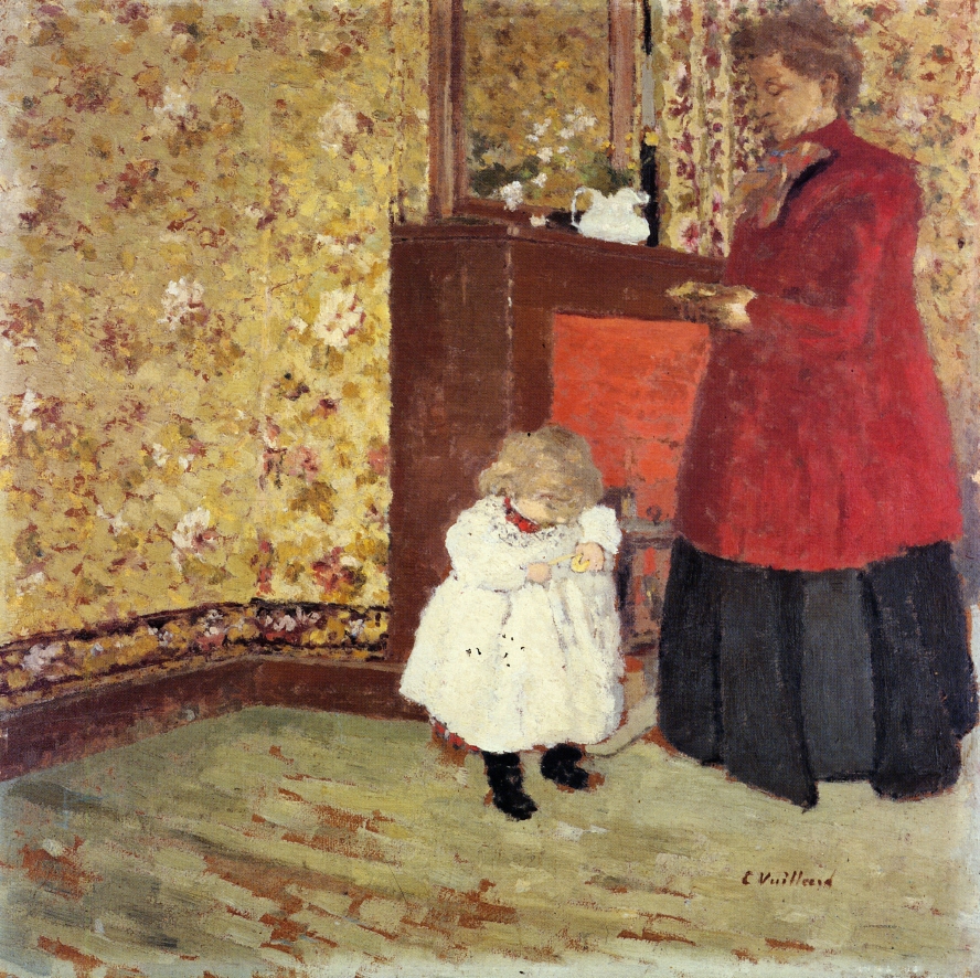 Mother and Child (1900) Édouard Vuillard tablo - Dekolata