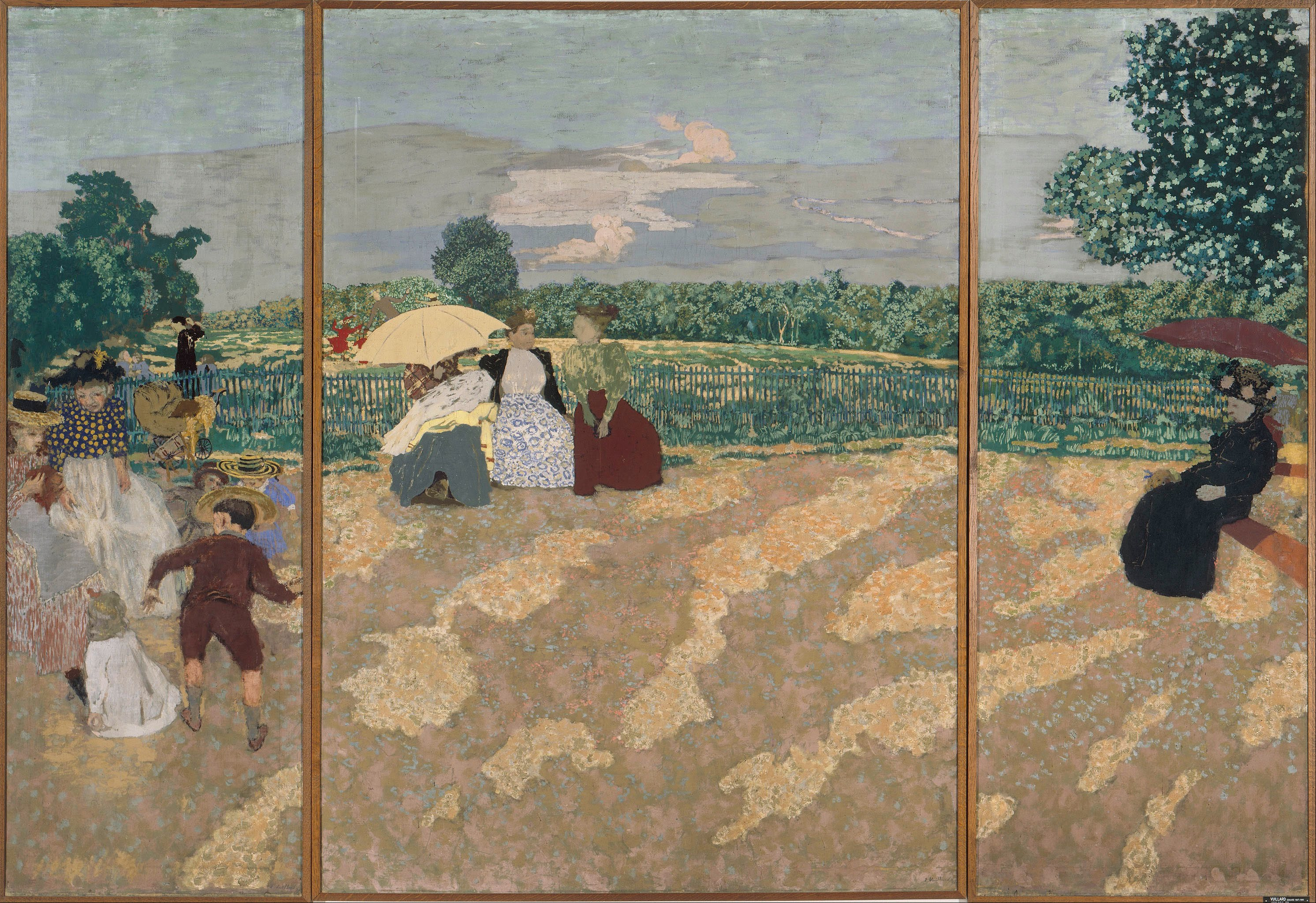 Public Gardens (1894) – Édouard Vuillard Tablo