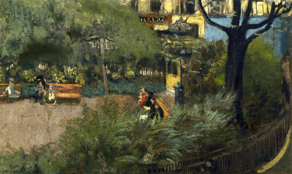 Square Berlioz (La Place Vintimille) (1915) – Édouard Vuillard Tablo