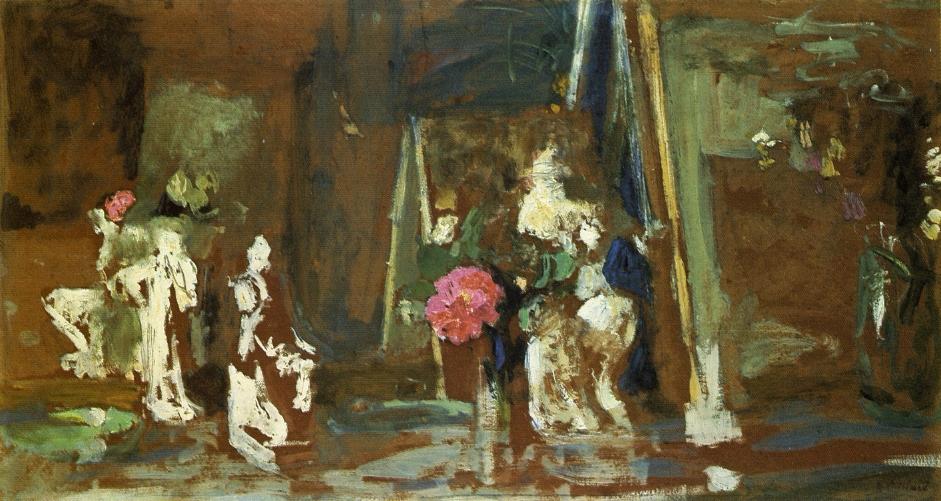 Statuettes on the Mantlepiece (1909) Édouard Vuillard tablo - Dekolata