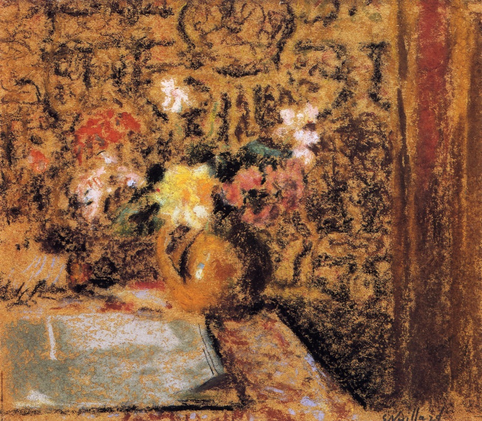 Still Life with Flowers (1921) Édouard Vuillard tablo - Dekolata