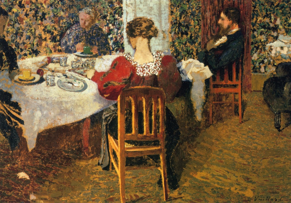 The End of Breakfast at Madam Vuillard (1895) Édouard Vuillard tablo - Dekolata
