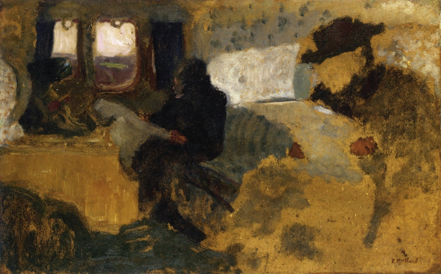 The First Class Compartment (1899) Édouard Vuillard tablo - Dekolata