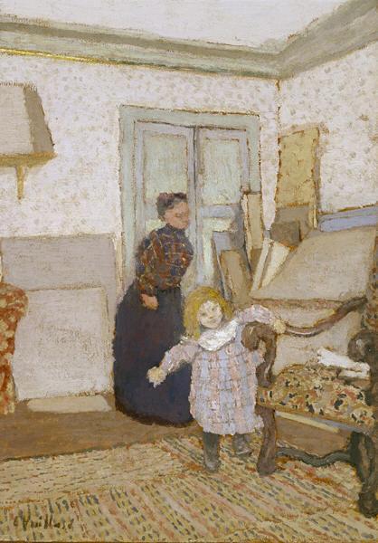 The First Steps (1890) Édouard Vuillard tablo - Dekolata