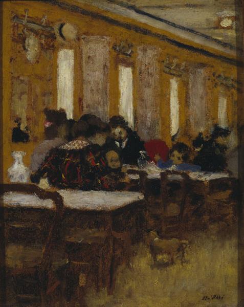 The Little Restaurant (1894) – Édouard Vuillard Tablo
