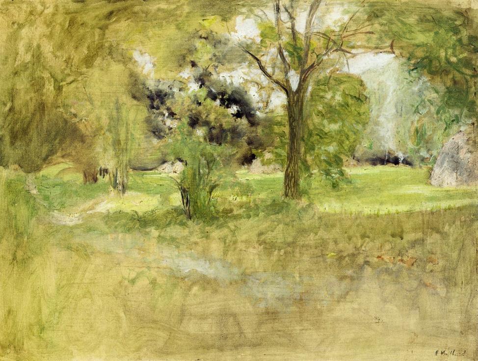Trees in a Field (1907) Édouard Vuillard tablo - Dekolata