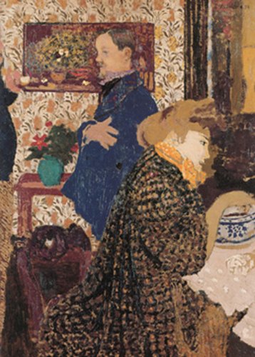 Valloton and Misia in the Dining Room at Rue Saint Florentin (1899) – Édouard Vuillard Tablo