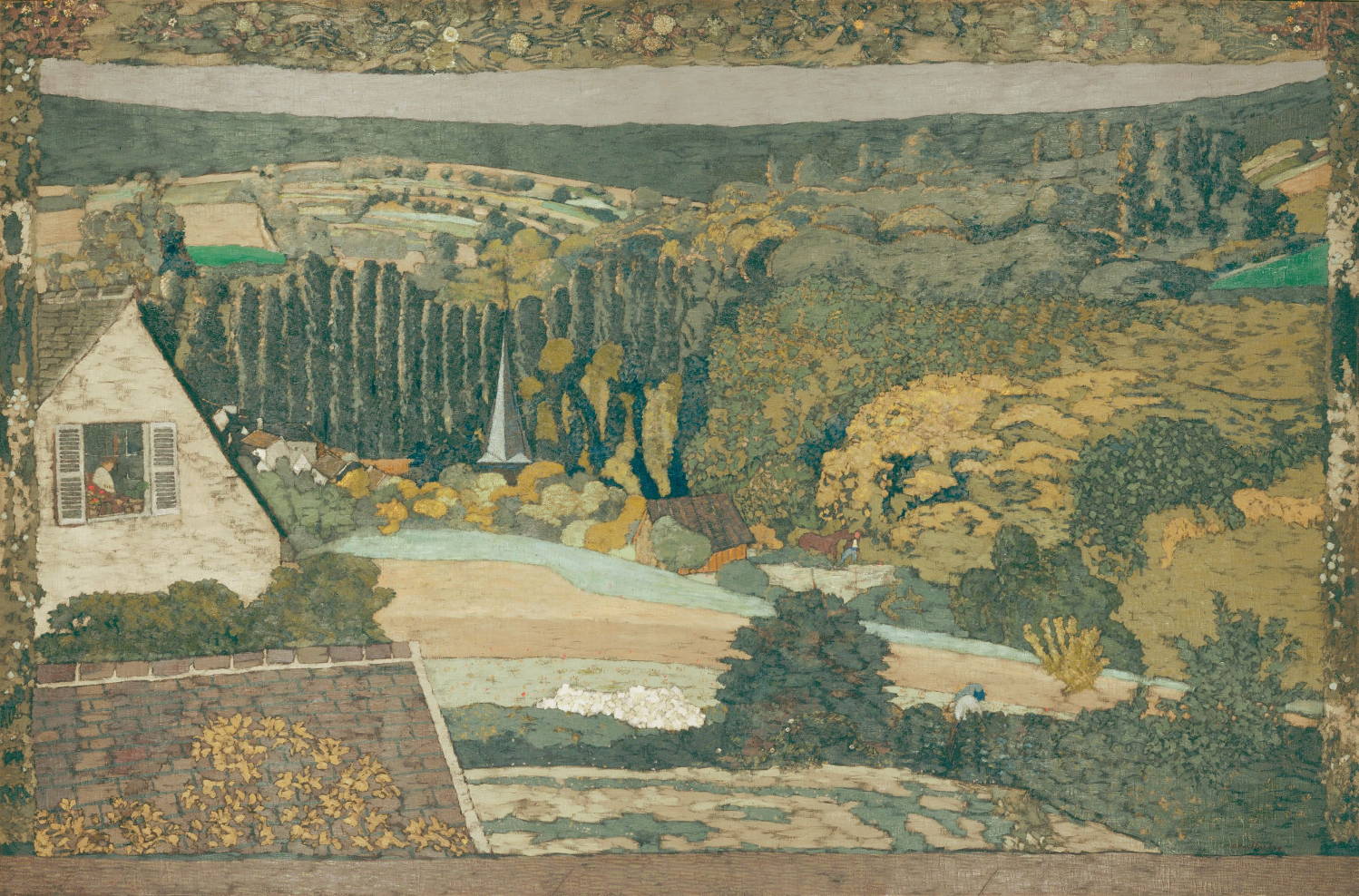 Window overlooking the Woods (1899) Édouard Vuillard tablo - Dekolata
