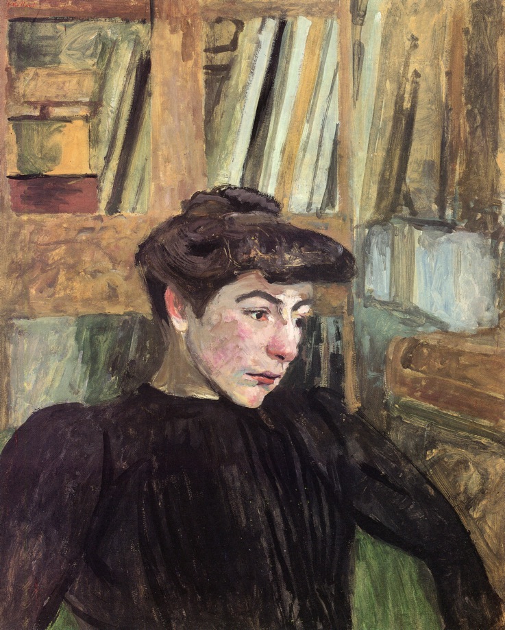 Woman with Black Eyebrows (1910) – Édouard Vuillard Tablo
