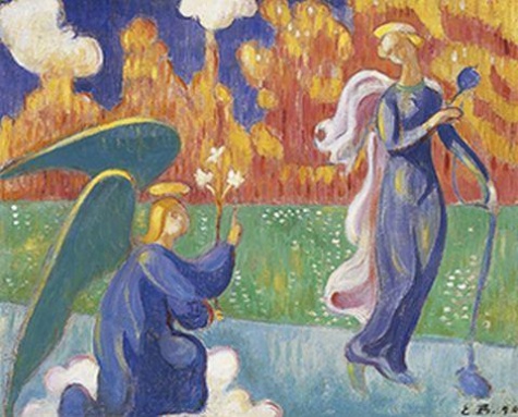 Annunciation (1890) – Émile Bernard Tablo