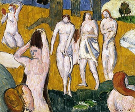 Bathers (1889) – Émile Bernard Tablo