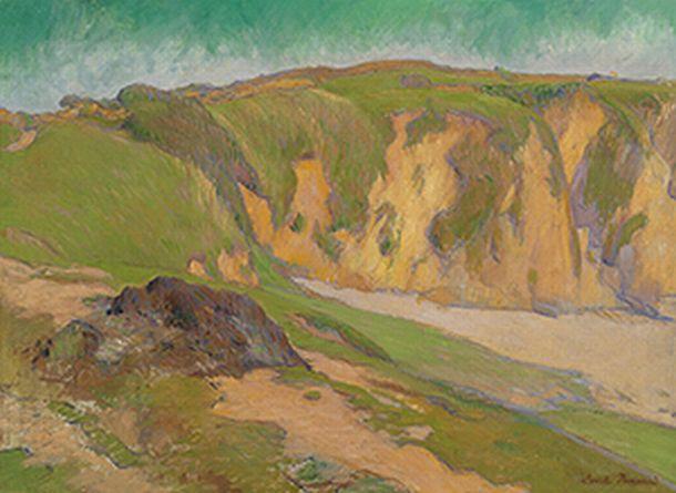 The Cliffs at Le Pouldu (1887) Émile Bernard tablo - Dekolata