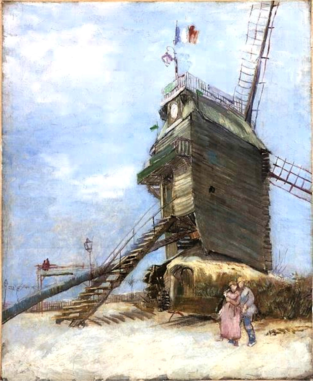 Le Moulin de la Galette 4 (1886) Vincent van Gogh tablo - Dekolata