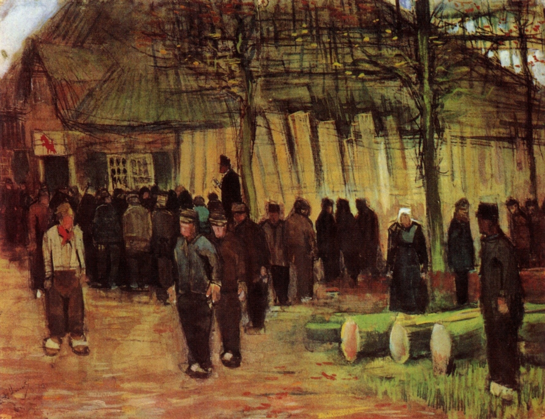 Lumber Sale (1883) Vincent van Gogh tablo - Dekolata