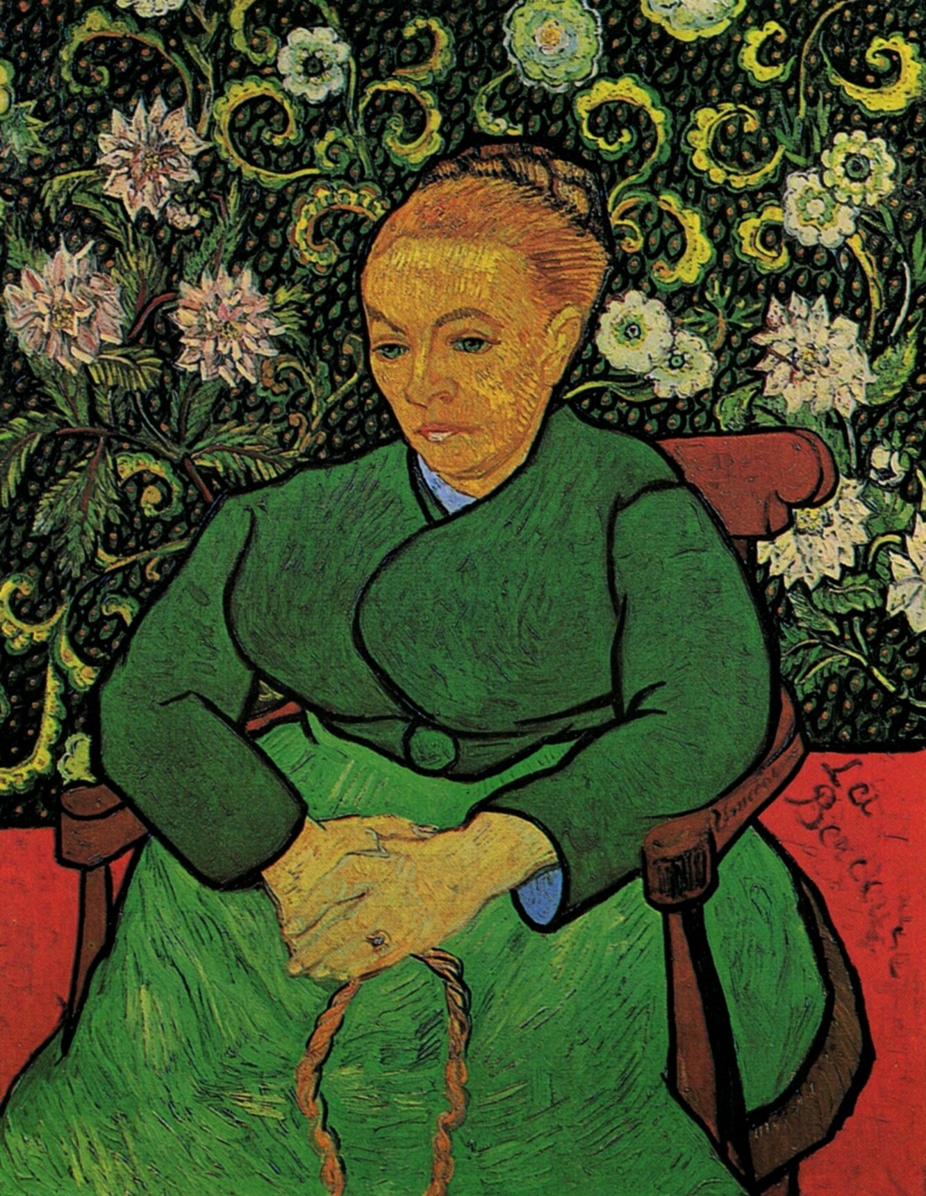 Madame Augustine Roulin (1889) Vincent van Gogh tablo - Dekolata