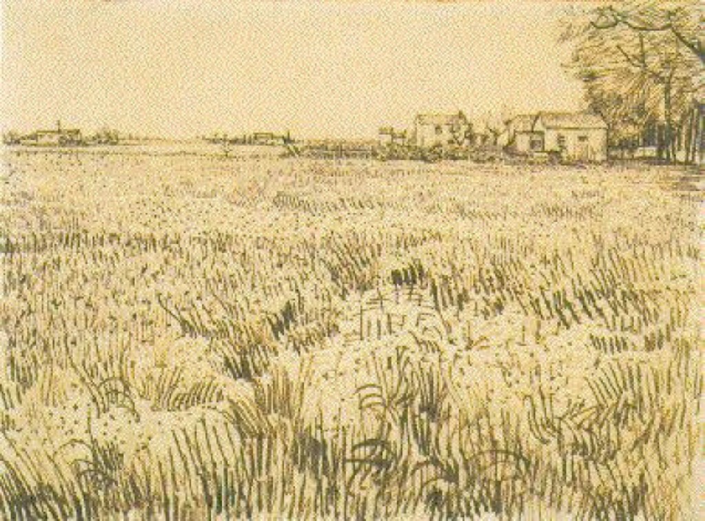 Meadow with Flowers (1888) Vincent van Gogh tablo - Dekolata