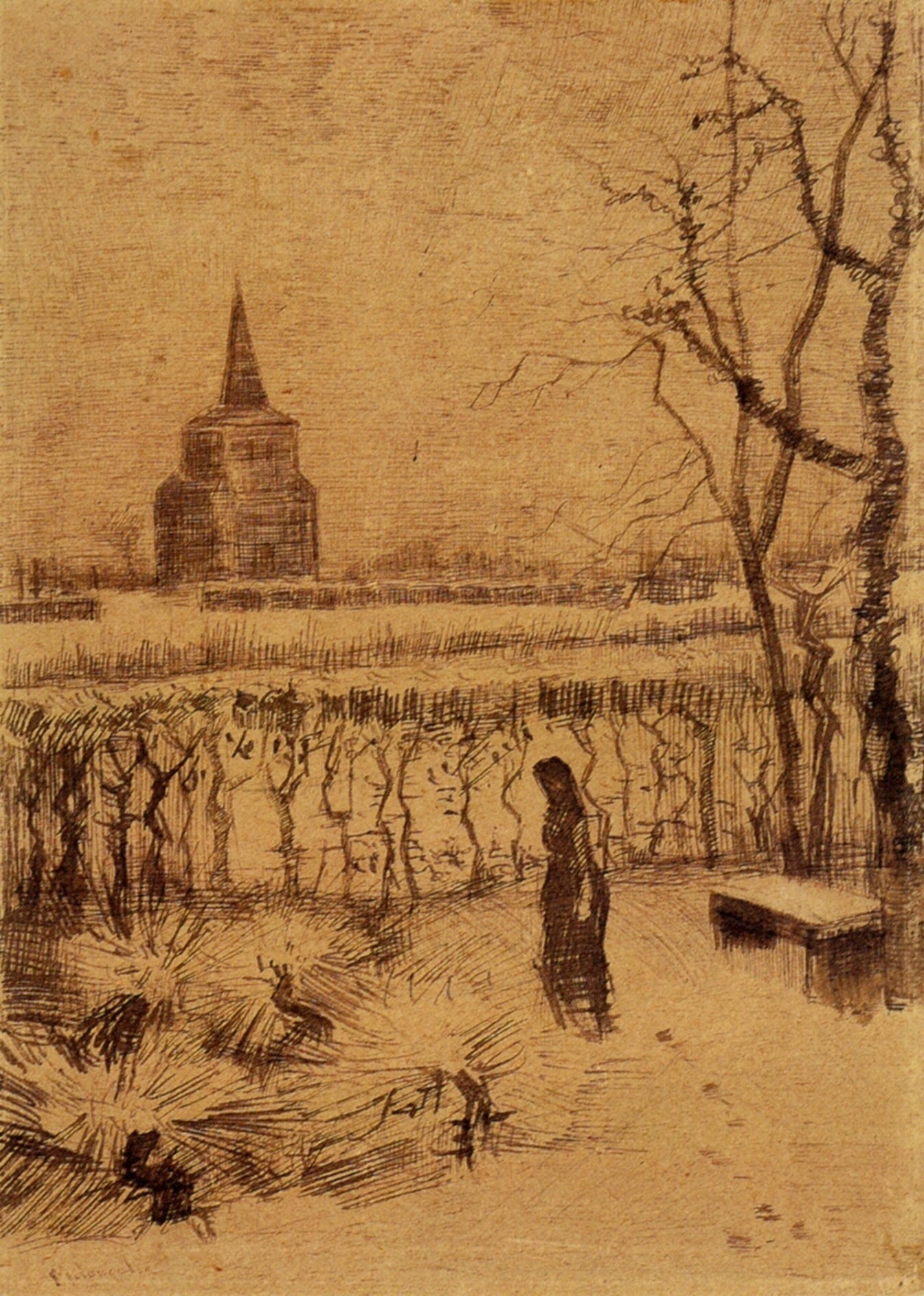 Melancholy (1883) Vincent van Gogh tablo - Dekolata