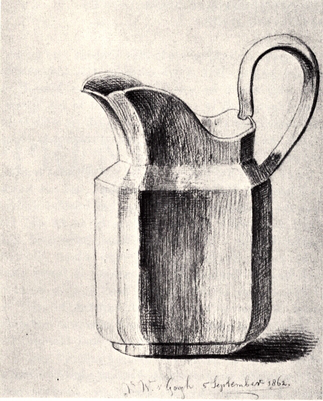 Milk Jug (1862) Vincent van Gogh tablo - Dekolata