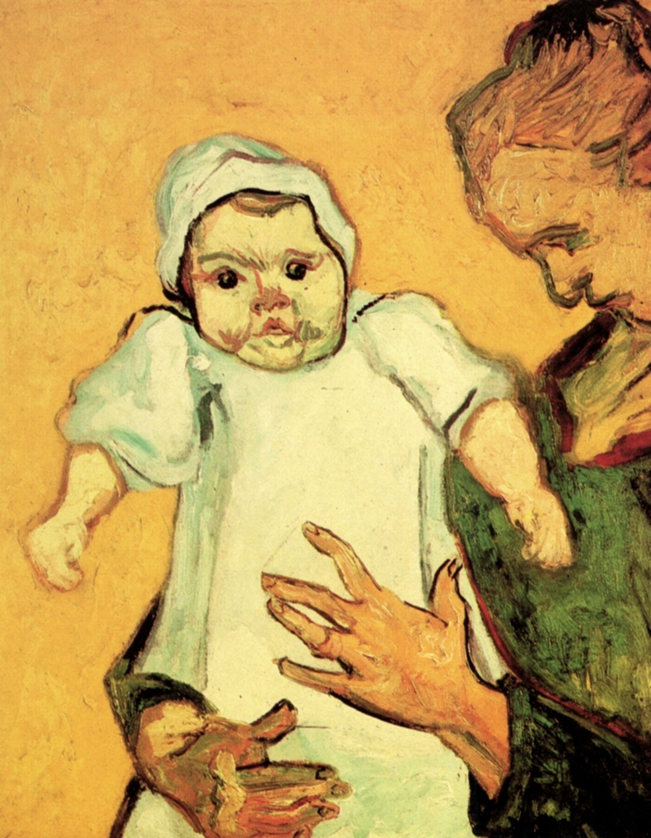 Mother Roulin with Her Baby (1888) Vincent van Gogh tablo - Dekolata
