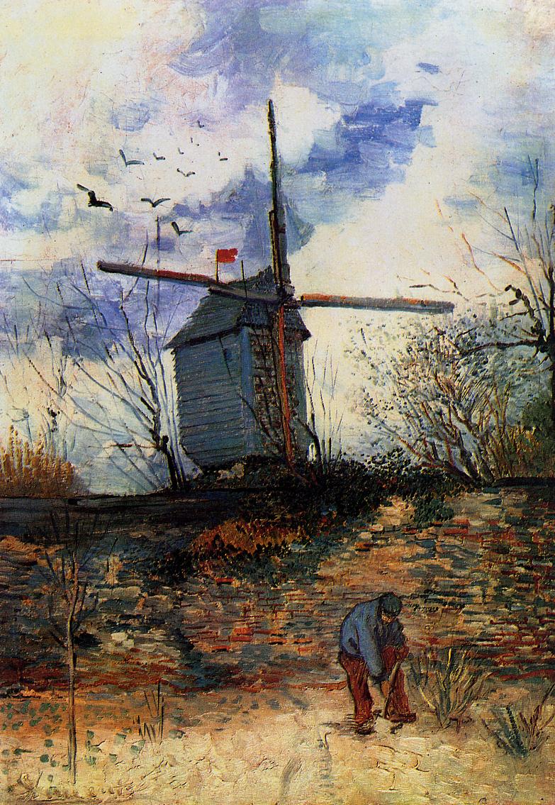 Moulin de la Galette (1886) Vincent van Gogh tablo - Dekolata