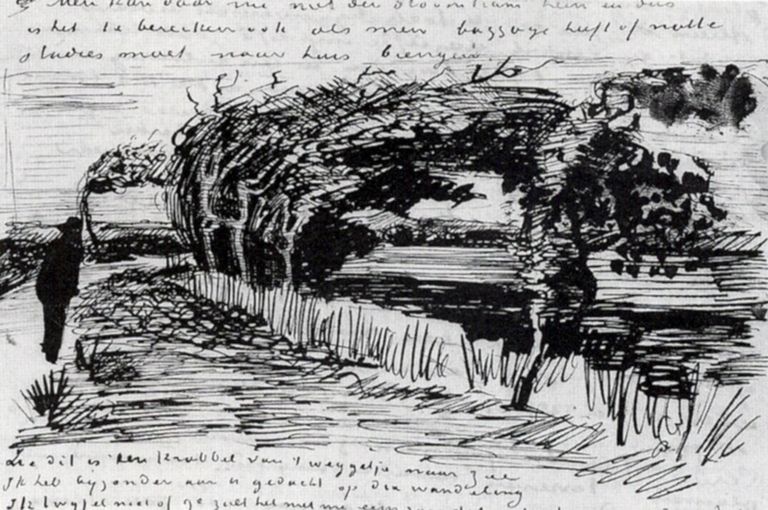 Path to the Beach (1883) Vincent van Gogh tablo - Dekolata