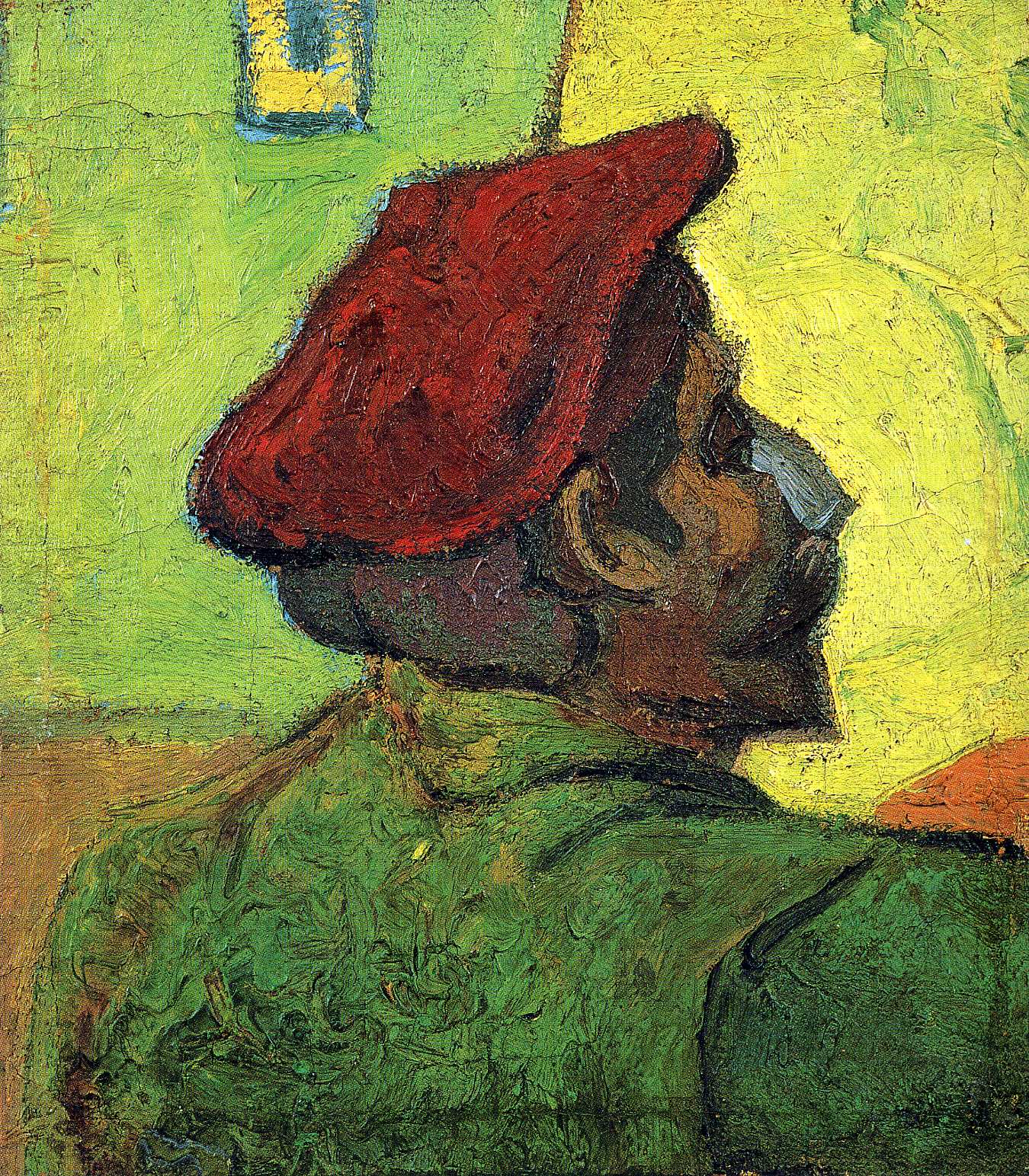 Paul Gauguin (Man in a Red Beret) (1888) Vincent van Gogh tablo - Dekolata