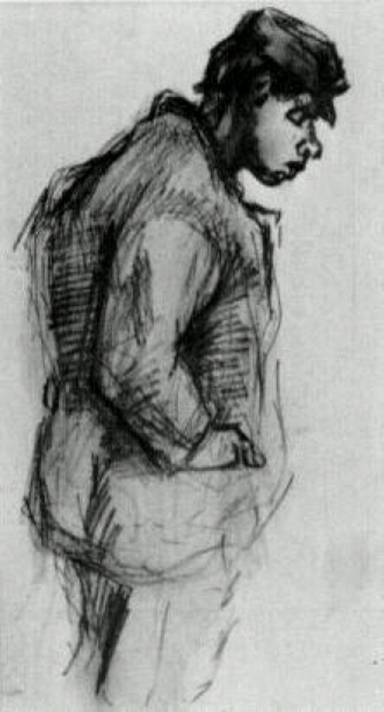 Peasant Boy (1885) Vincent van Gogh tablo - Dekolata