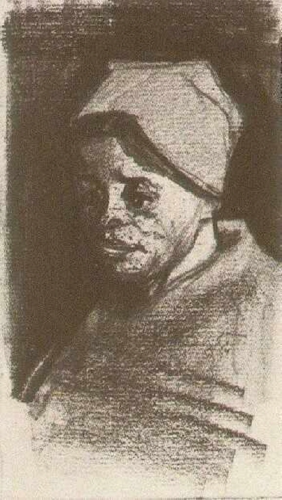Peasant Woman, Head (1885) Vincent van Gogh tablo - Dekolata
