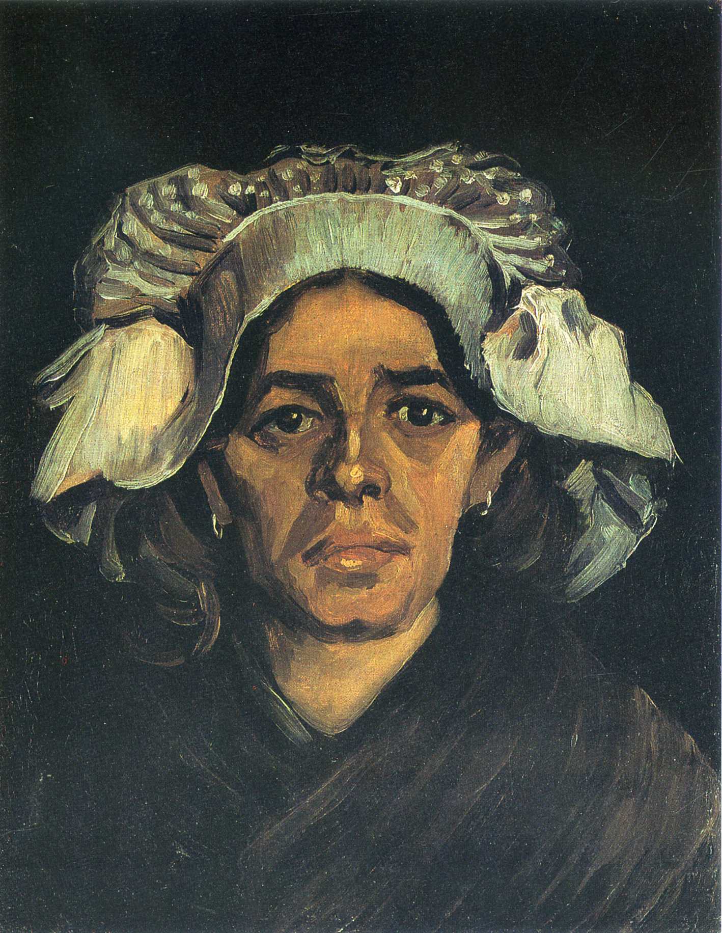 Peasant Woman, Portrait of Gordina de Groot (1885) Vincent van Gogh tablo - Dekolata