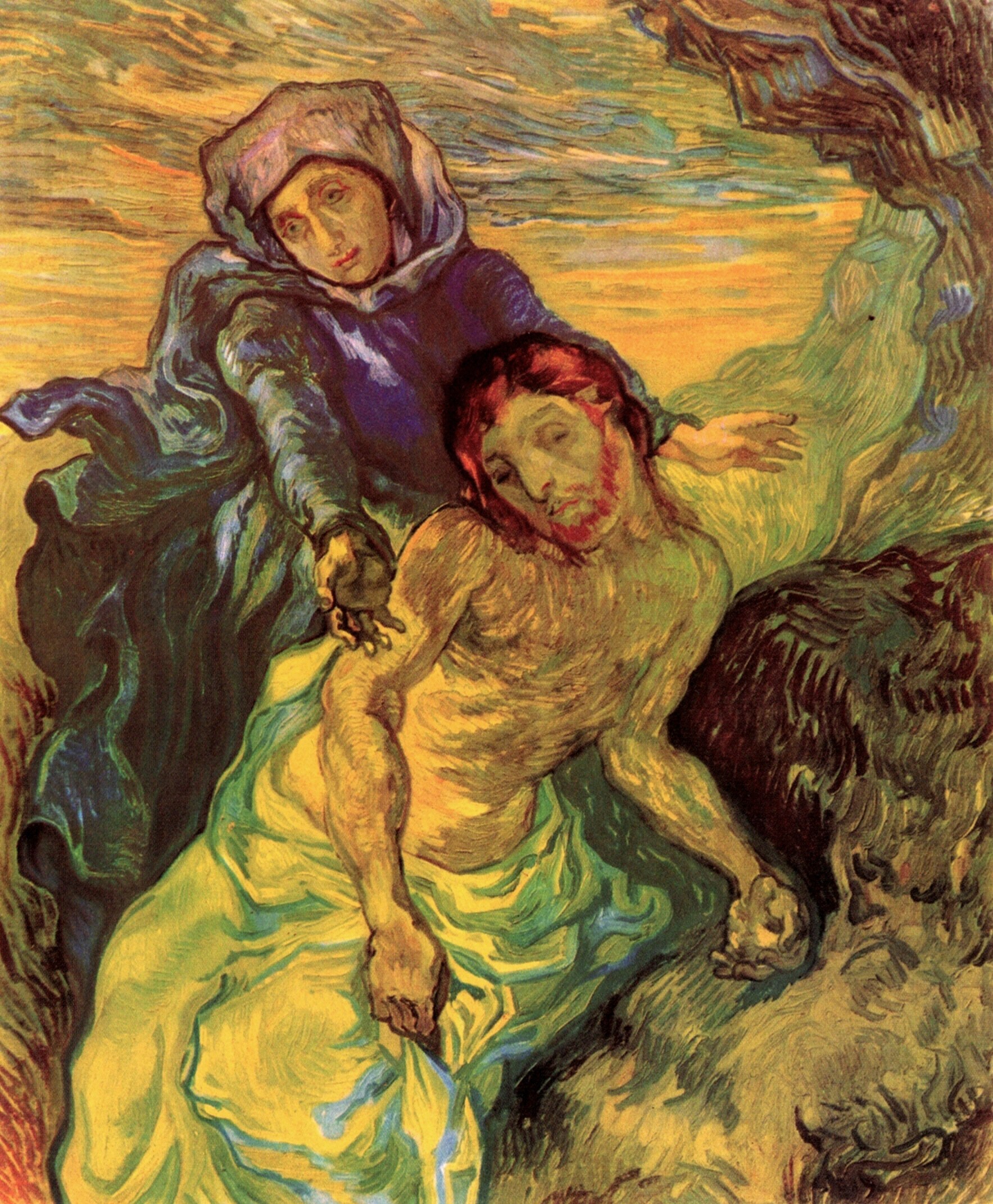 Pieta (1889) Vincent van Gogh tablo - Dekolata