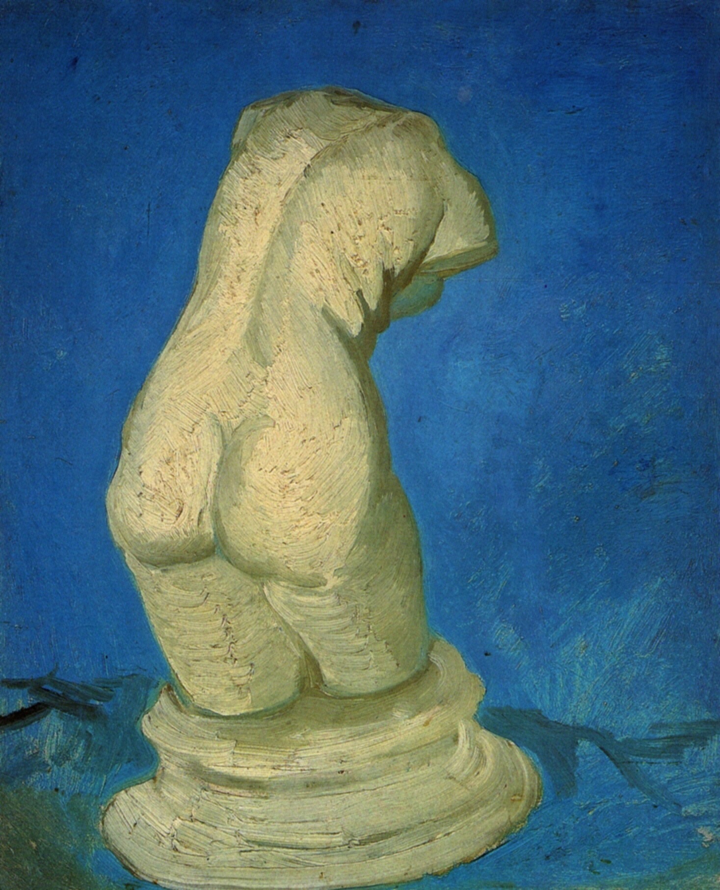 Plaster Statuette of a Female Torso (1886) Vincent van Gogh tablo - Dekolata