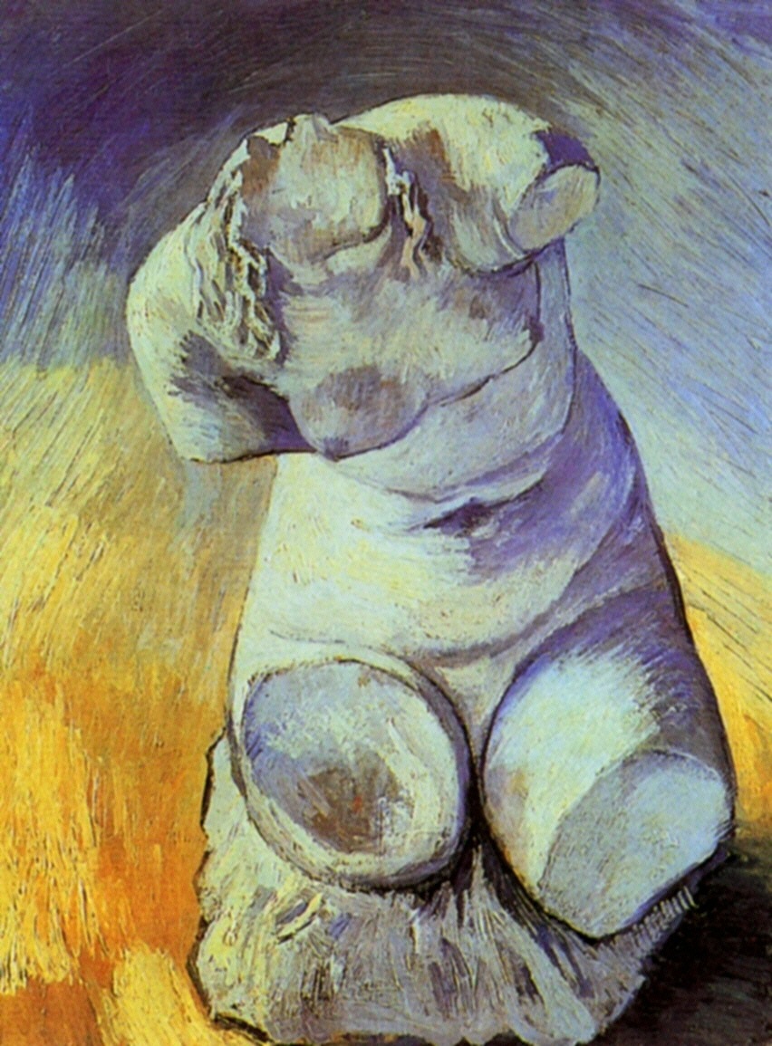 Plaster Statuette of a Female Torso (1887) Vincent van Gogh tablo - Dekolata