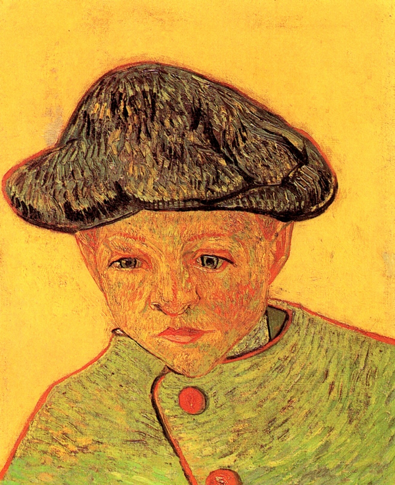 Portrait of Camille Roulin (1888) Vincent van Gogh tablo - Dekolata