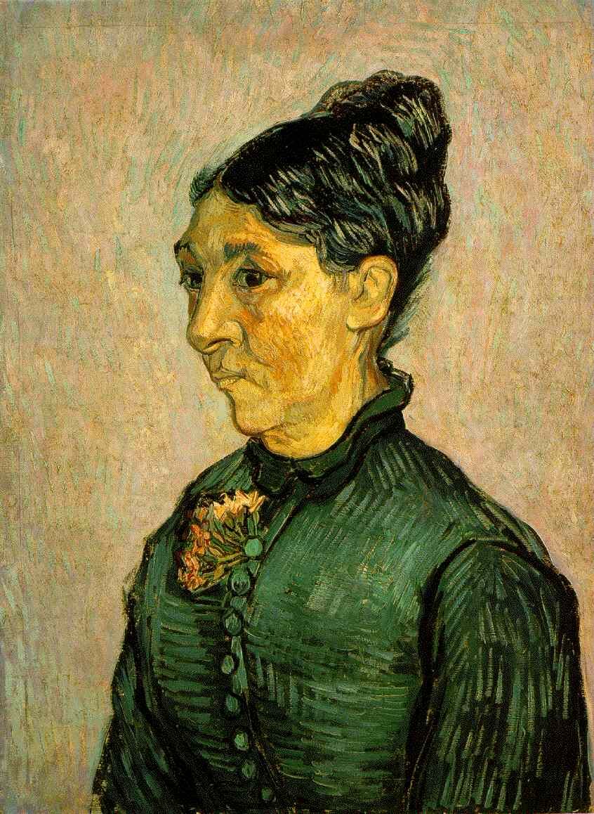Portrait of Madame Trabuc (1889) Vincent van Gogh tablo - Dekolata