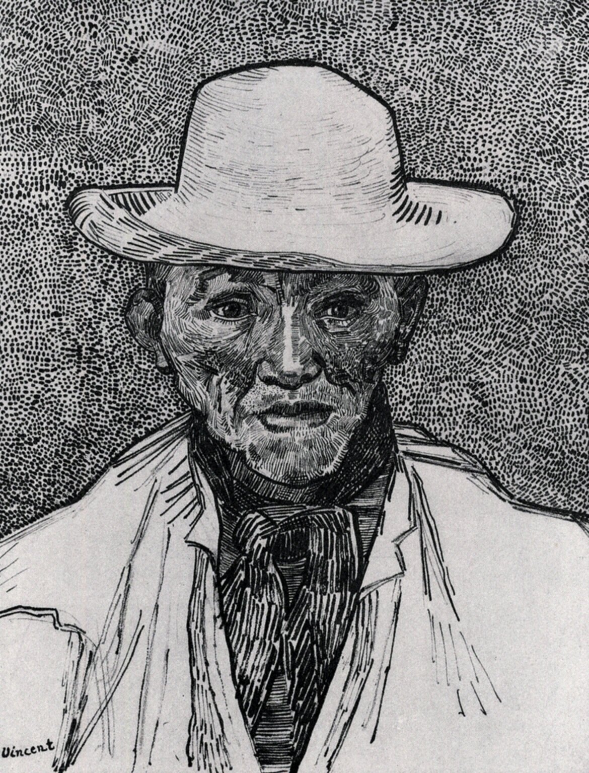 Portrait of Patience Escalier (1888) Vincent van Gogh tablo - Dekolata